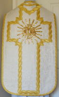 White French Latin Church Vestment